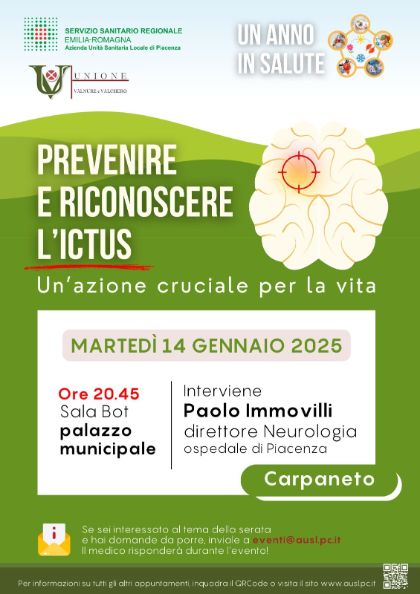 PREVENIRE E RICONOSCERE L'ICTUS