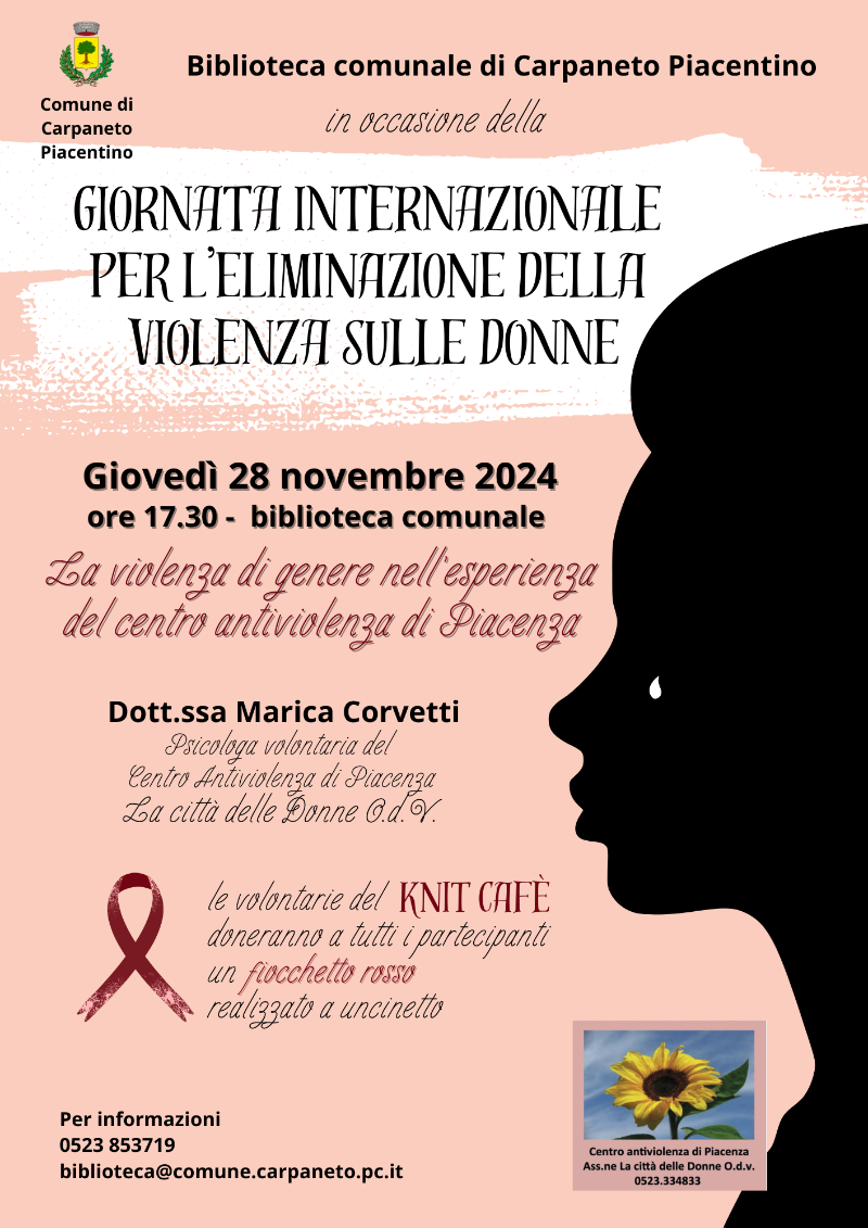 SCS Giornata contro violenza donna Incontro 28 NOV