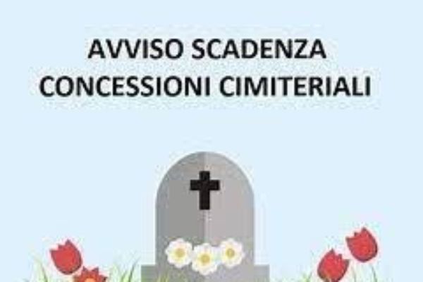 avviso scadenza concessioni cimiteriali