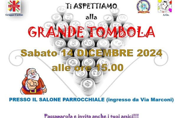 SCS grande tombola 2024 parrocchia